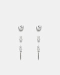 Effervesce Earrings Set - Silver