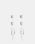 Vivacity Earrings Set - Silver