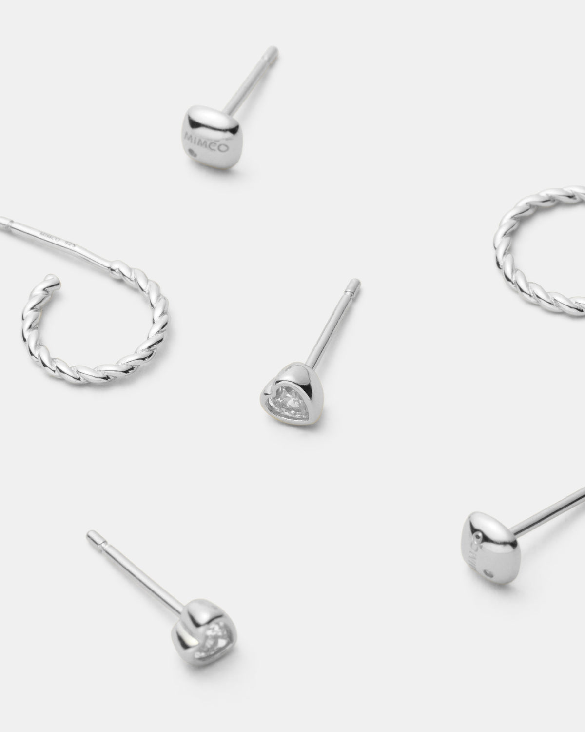 Vivacity Earrings Set - Silver