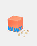 Enliven Stud Earrings Trio Set Gift Box - Gold