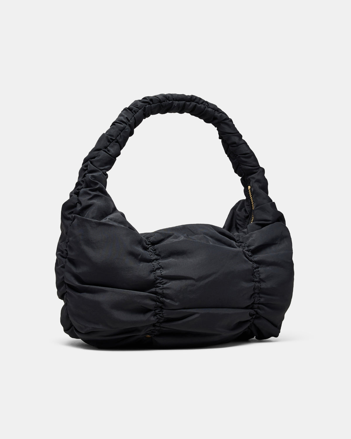 Solace Crescent Shoulder Bag - Black