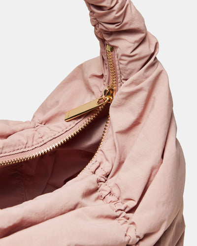 Solace Crescent Shoulder Bag - Petal Pink