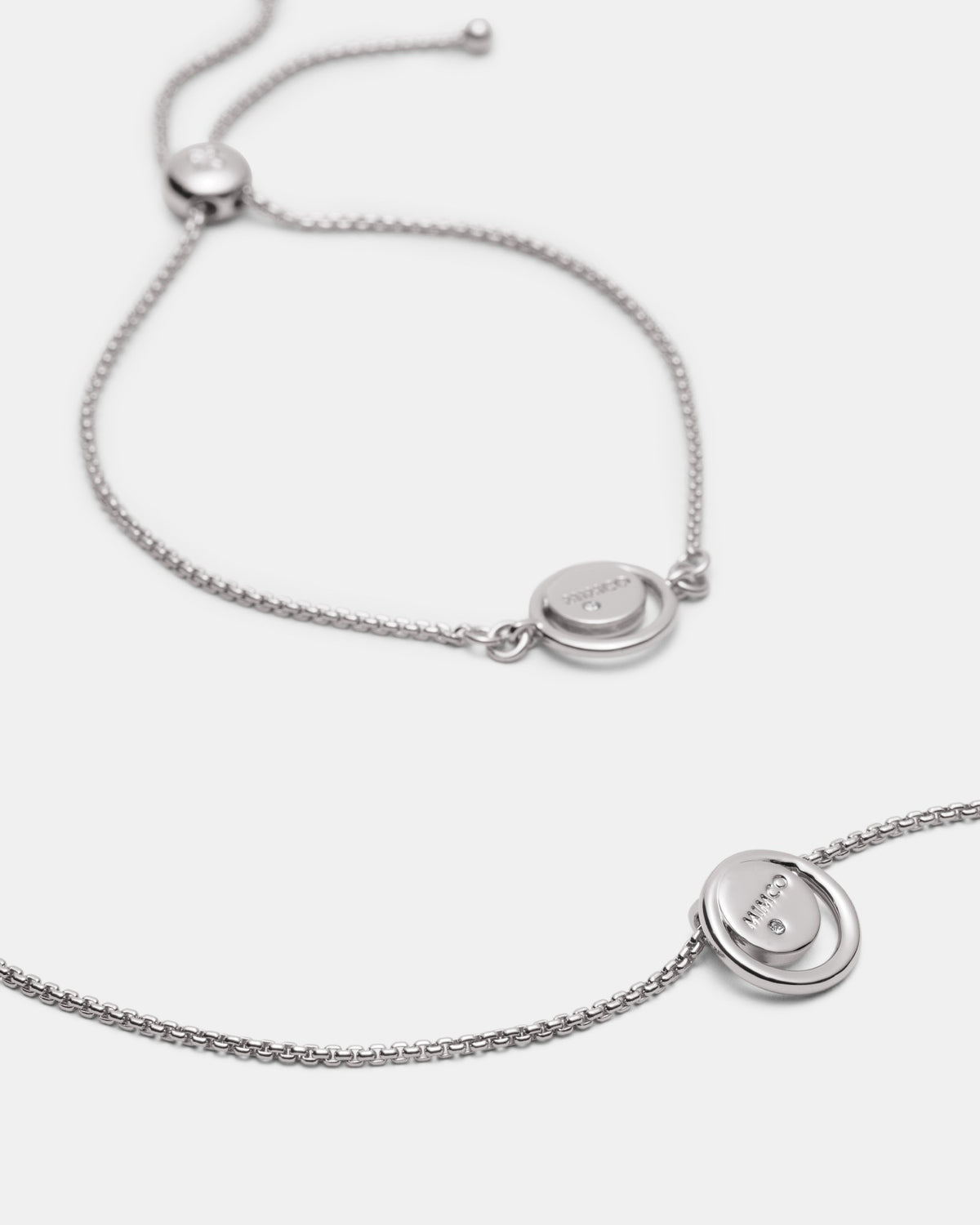 Cirque Necklace & Bracelet Gift Box - Silver