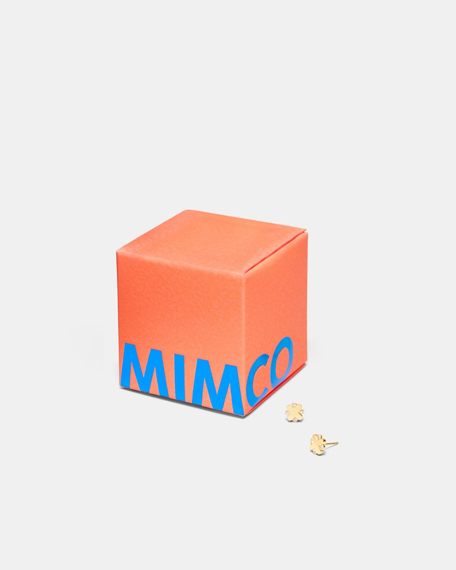 Supermicra Stud Earrings Gift Box - Gold