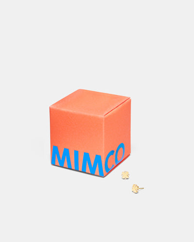 Supermicra Stud Earrings Gift Box - Gold