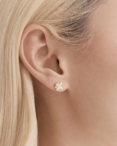 Supermicra Stud Earrings Gift Box - Gold