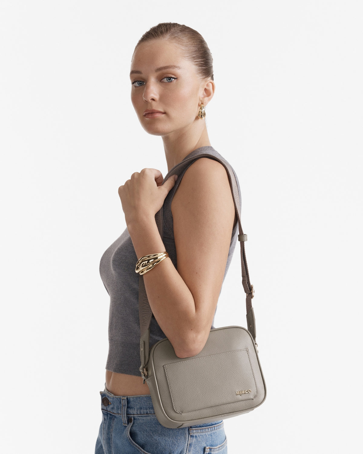 Northcote Camera Crossbody Bag - Fog