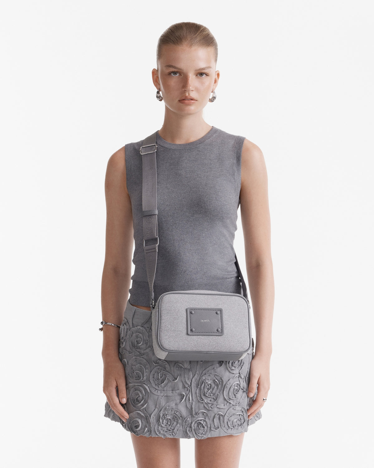 Brunswick Crossbody Bag - Grey Marle