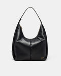 Donna Large Zip Hobo Bag - Black Light Gold