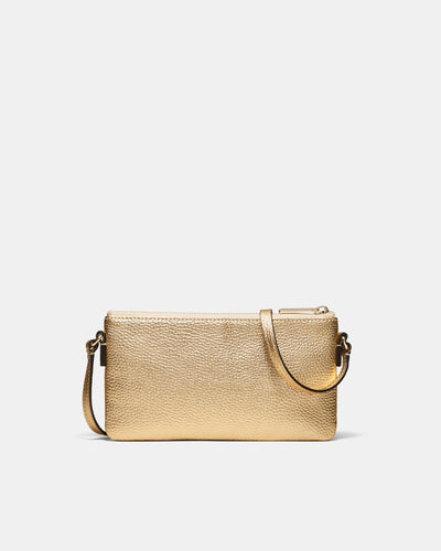 Rhiannon Pouch Crossbody Bag - Light Gold