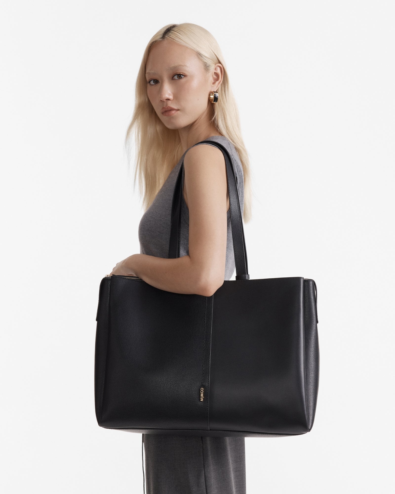Metro Worker Tote Bag - Black Brushed LG