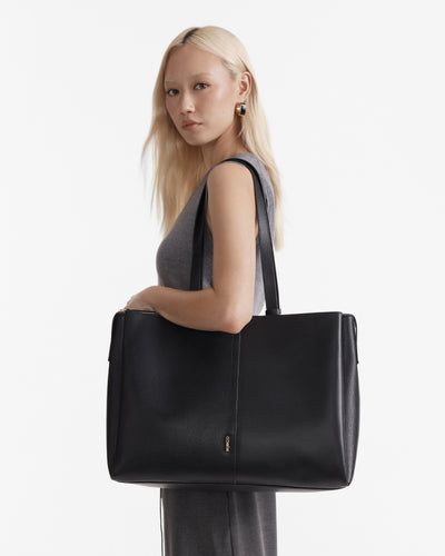 Metro Worker Tote Bag - Black Brushed LG