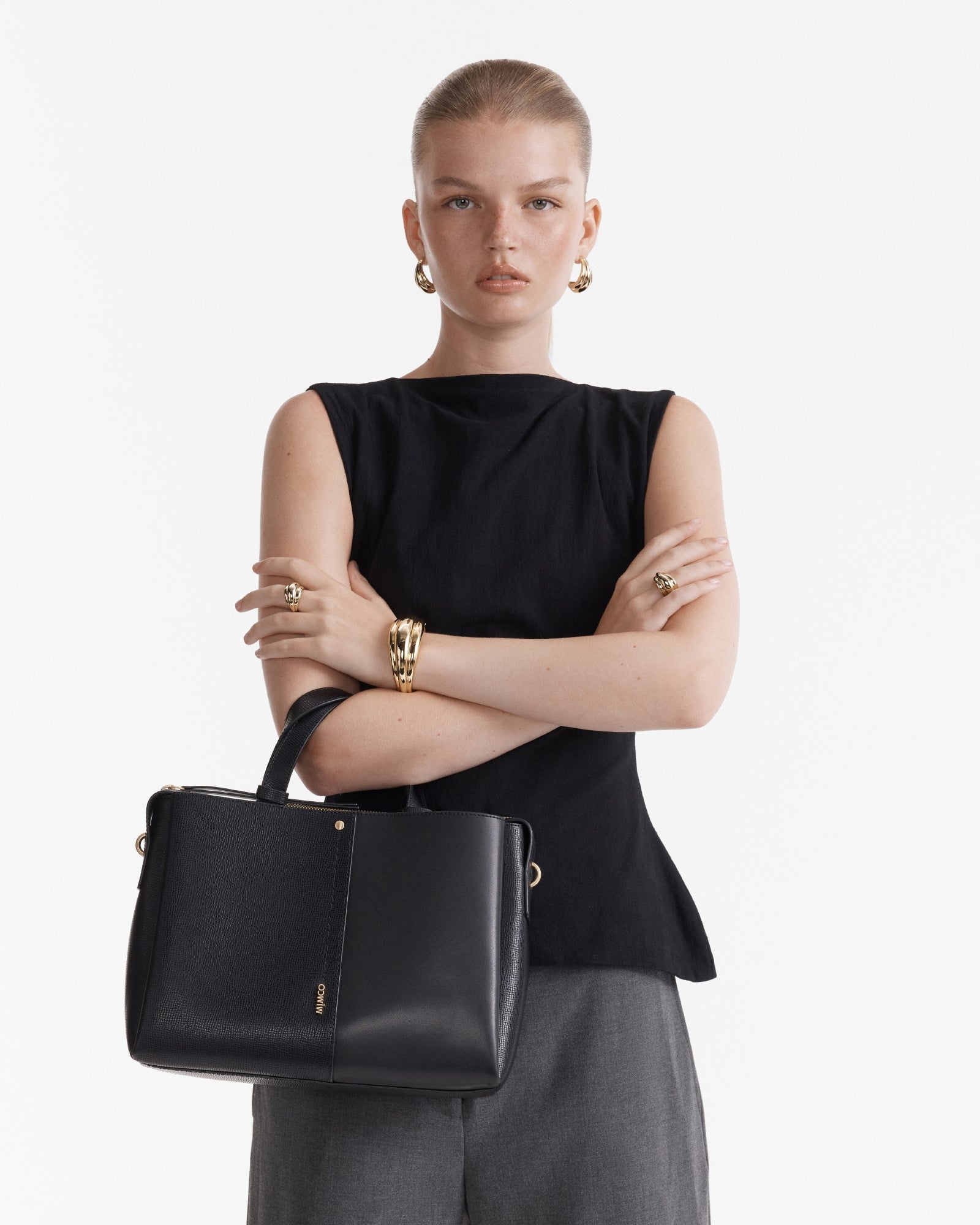 Metro Mini Tote Bag - Black Brushed LG