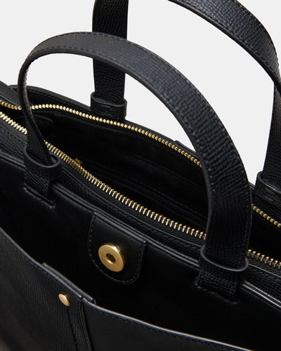 Metro Mini Tote Bag - Black Brushed LG