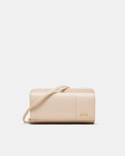 Metro Wallet Crossbody Bag - Sand