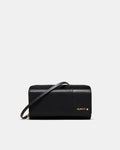 Metro Wallet Crossbody Bag - Black Brushed LG