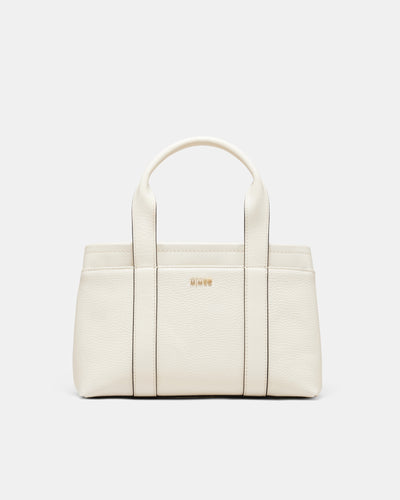 Natalie Mini Tote Bag - Alabaster