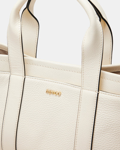 Natalie Mini Tote Bag - Alabaster