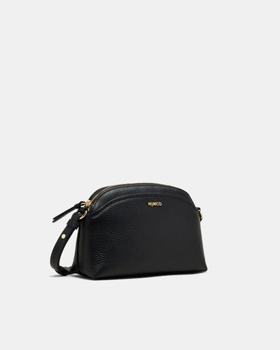 Natalie Crossbody Bag - Black Light Gold