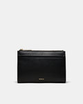 Natalie Gusset Pouch - Black Light Gold
