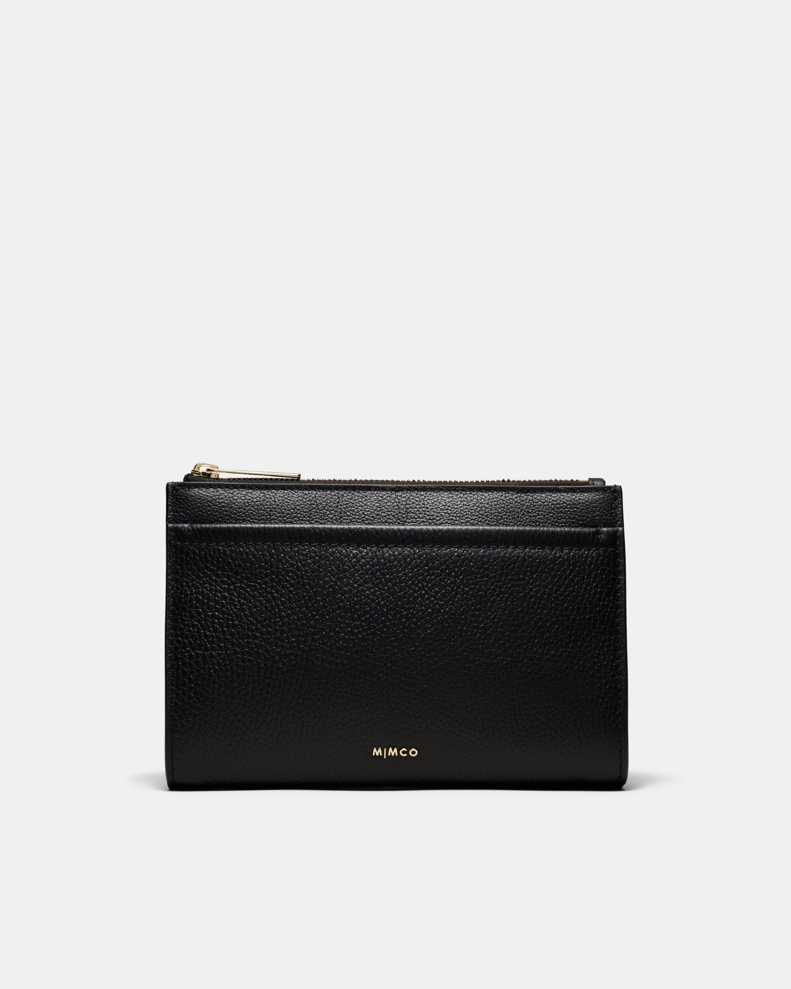Natalie Gusset Pouch - Black Light Gold
