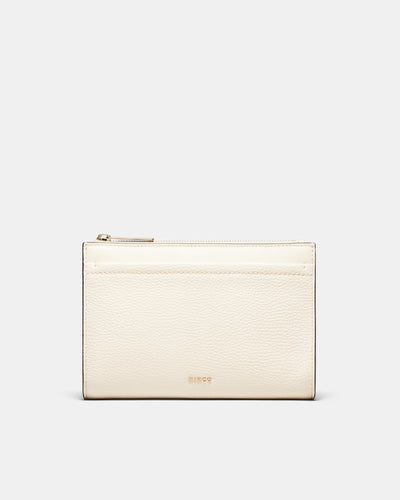 Natalie Gusset Pouch - Alabaster