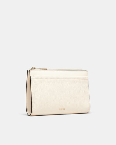 Natalie Gusset Pouch - Alabaster