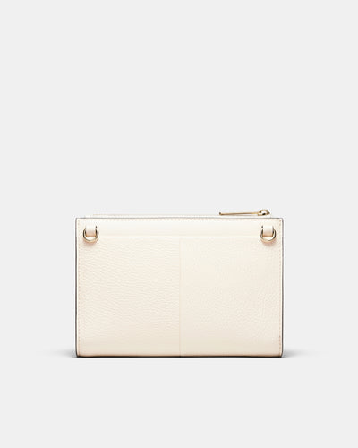 Natalie Gusset Pouch - Alabaster