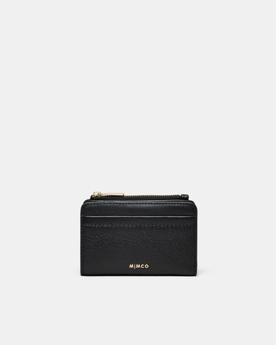 Natalie Medium Wallet - Black Light Gold