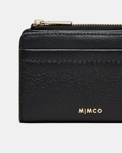 Natalie Medium Wallet - Black Light Gold