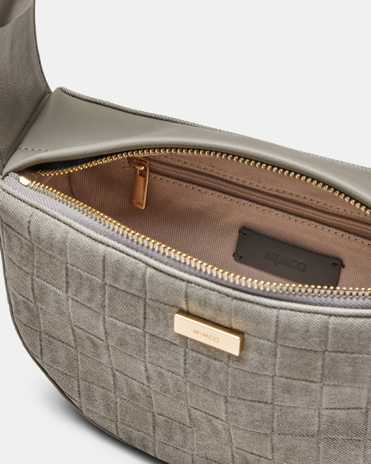 Parker Crescent Crossbody Bag - Fog