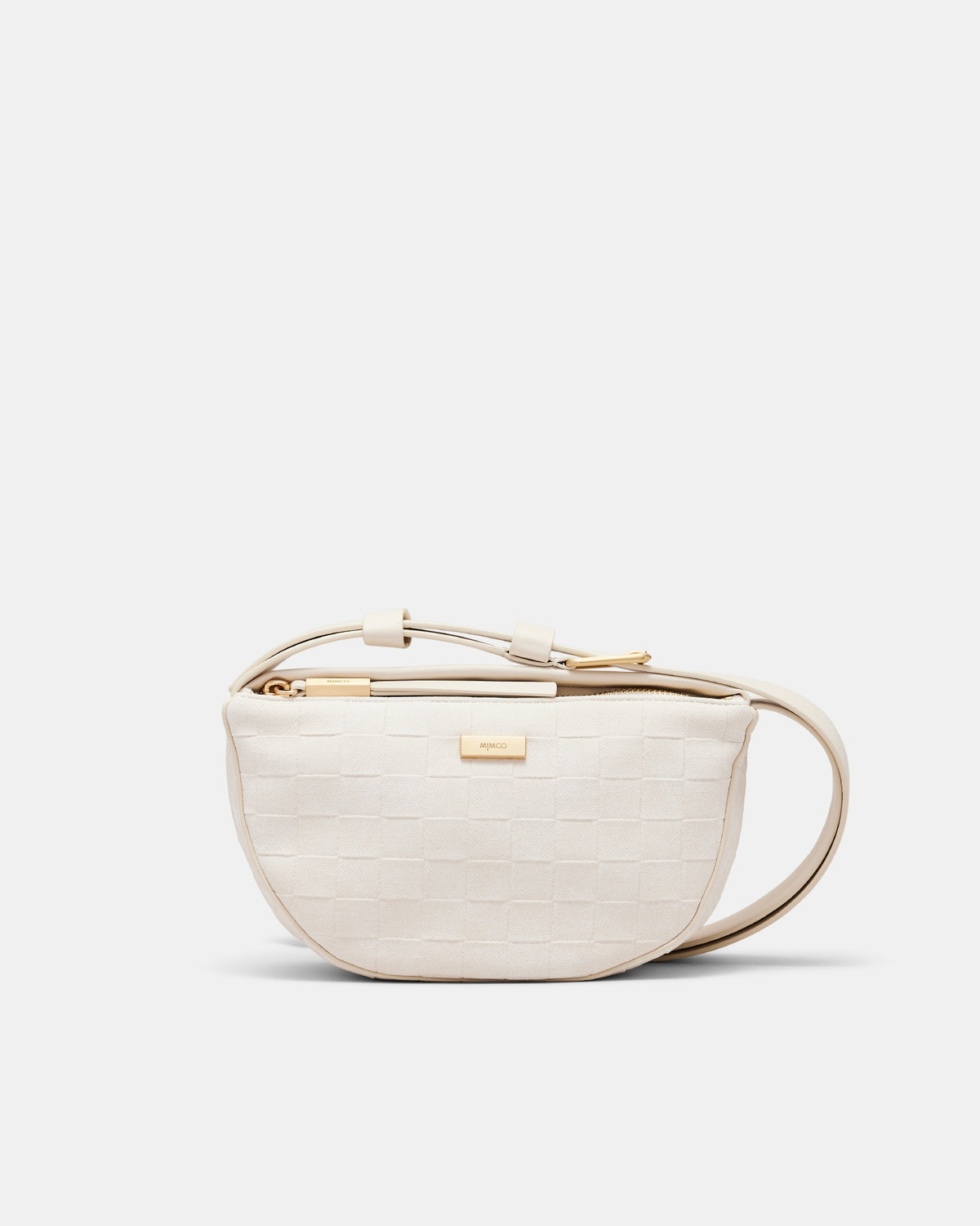 Parker Crescent Crossbody Bag - Alabaster