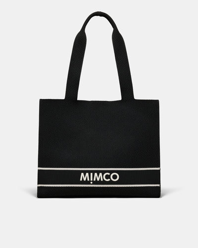 Blondie Boxy Tote Bag - Black Silver