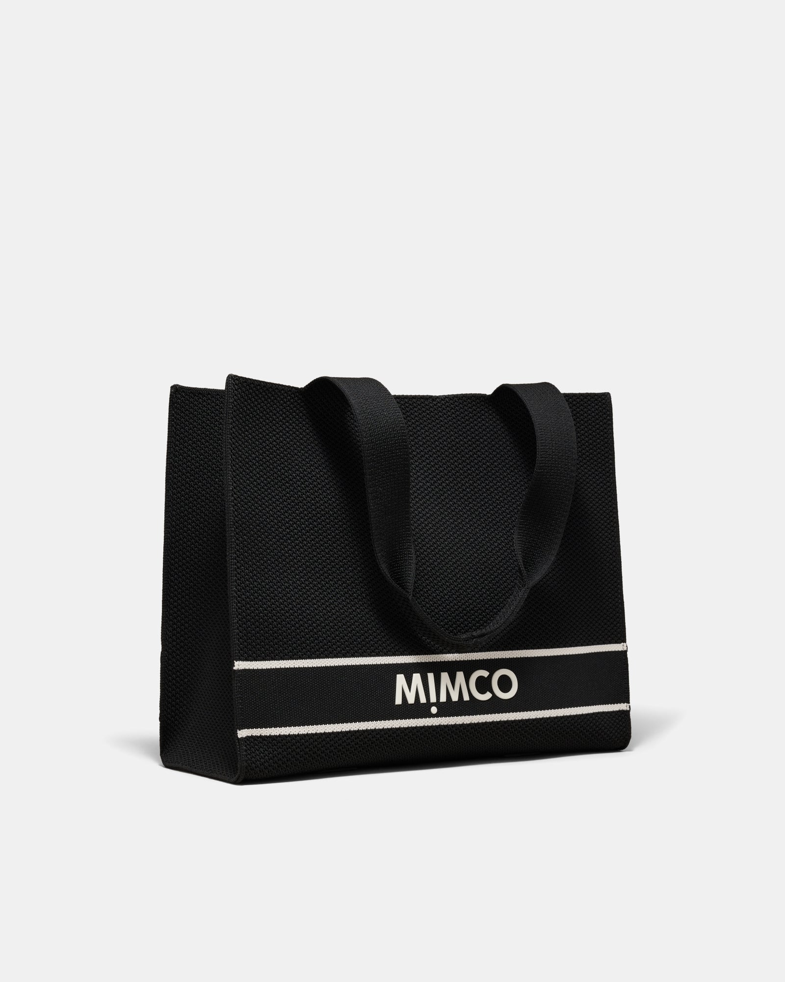 Blondie Boxy Tote Bag - Black Silver