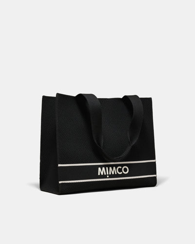 Blondie Boxy Tote Bag - Black Silver