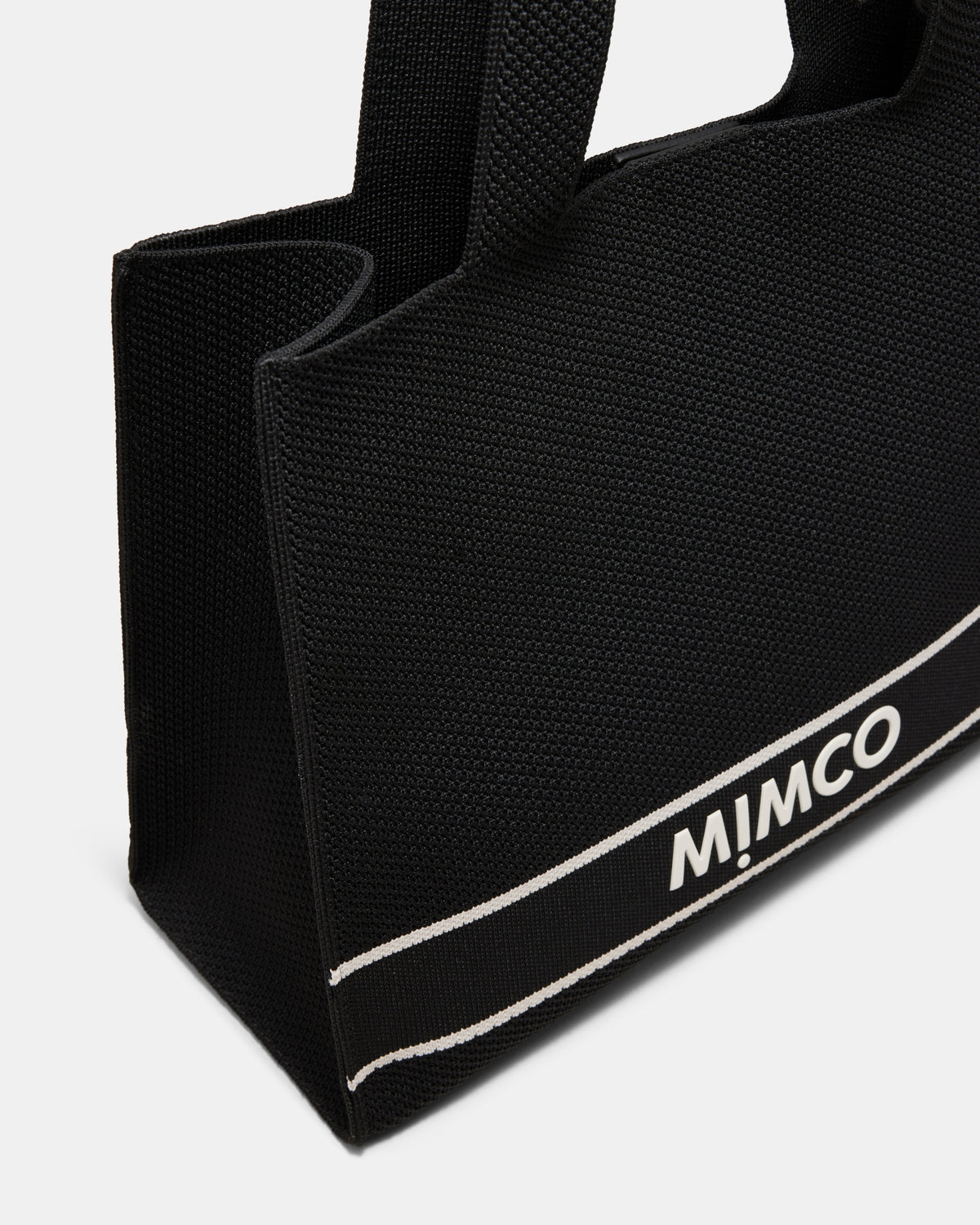 Blondie Boxy Tote Bag - Black Silver
