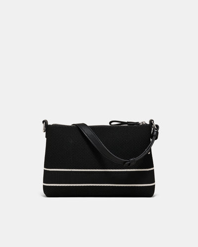 Blondie Crossbody Bag - Black Silver