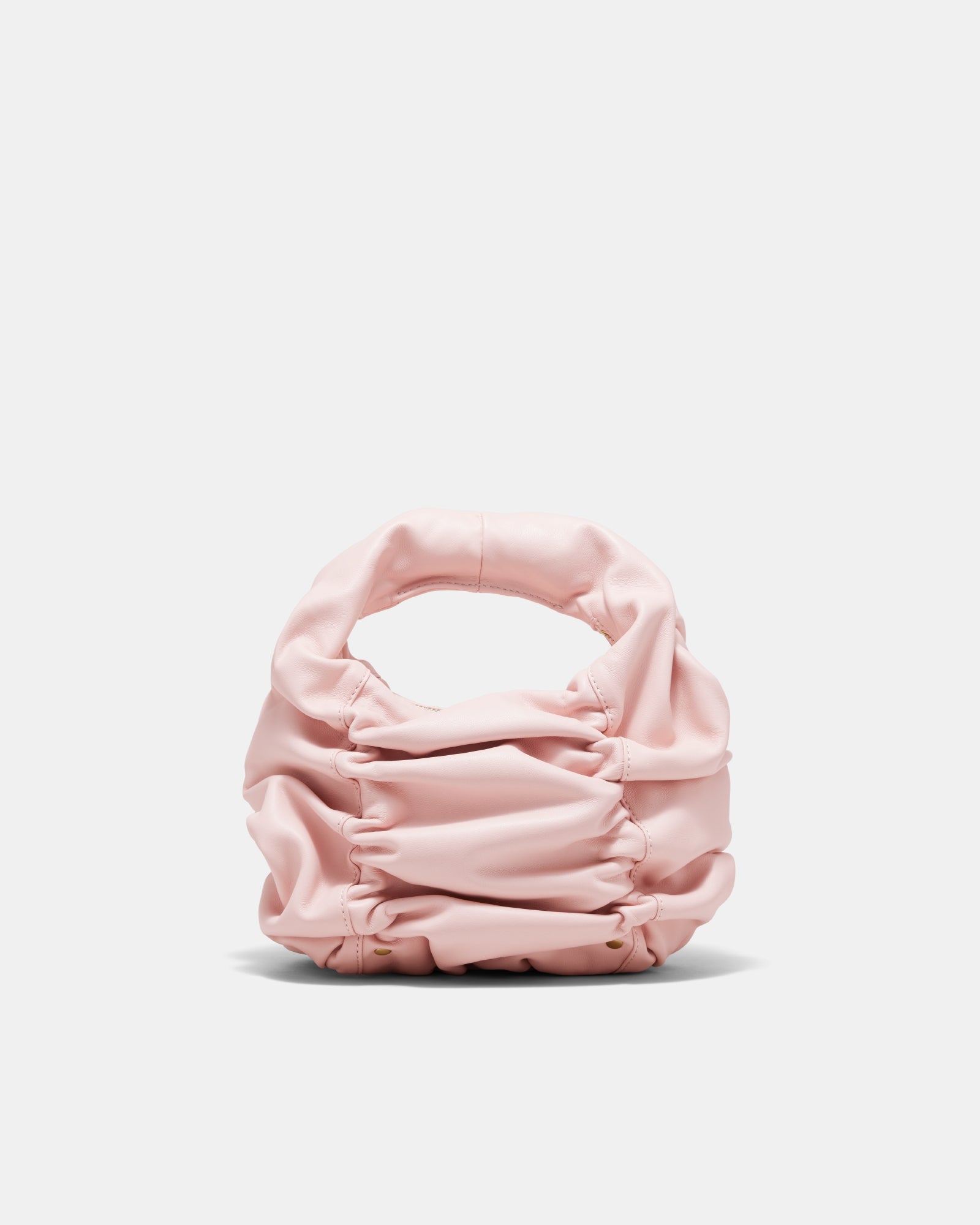 Solace Mini Leather Grab Bag - Ballet