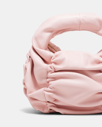 Solace Mini Leather Grab Bag - Ballet