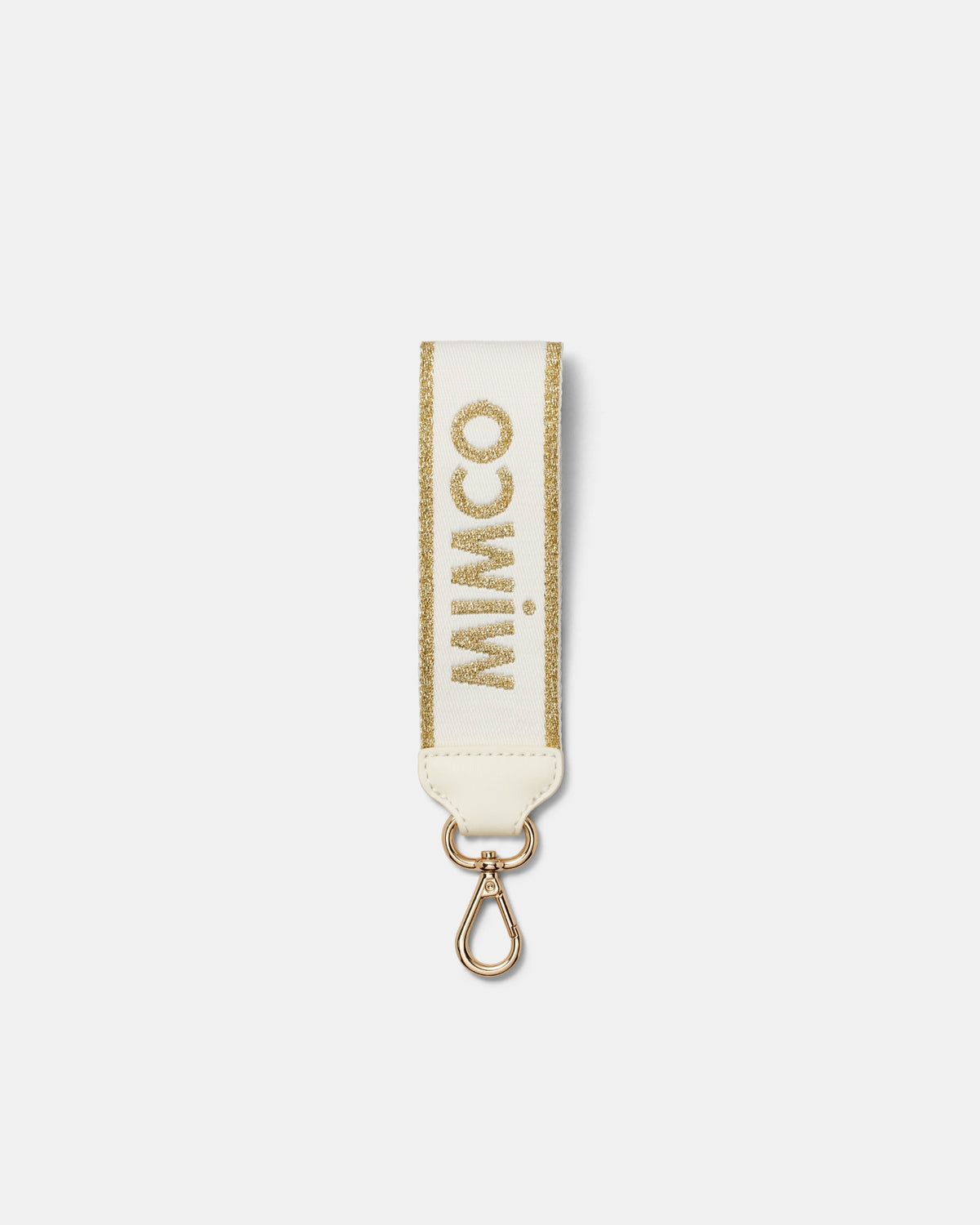 Stripe Webbing Wrist Strap - Alabaster