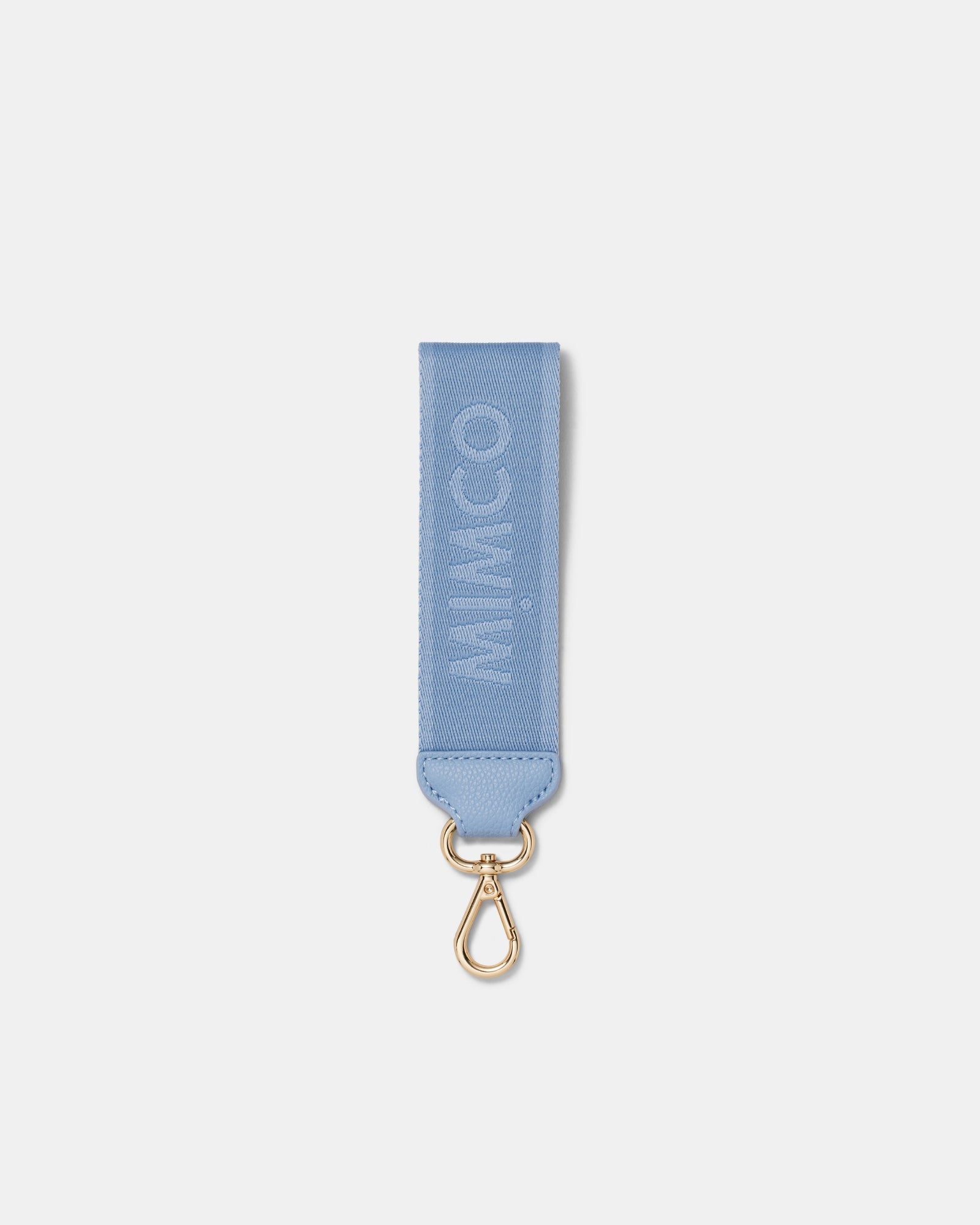 Stripe Webbing Wrist Strap - Slate Blue
