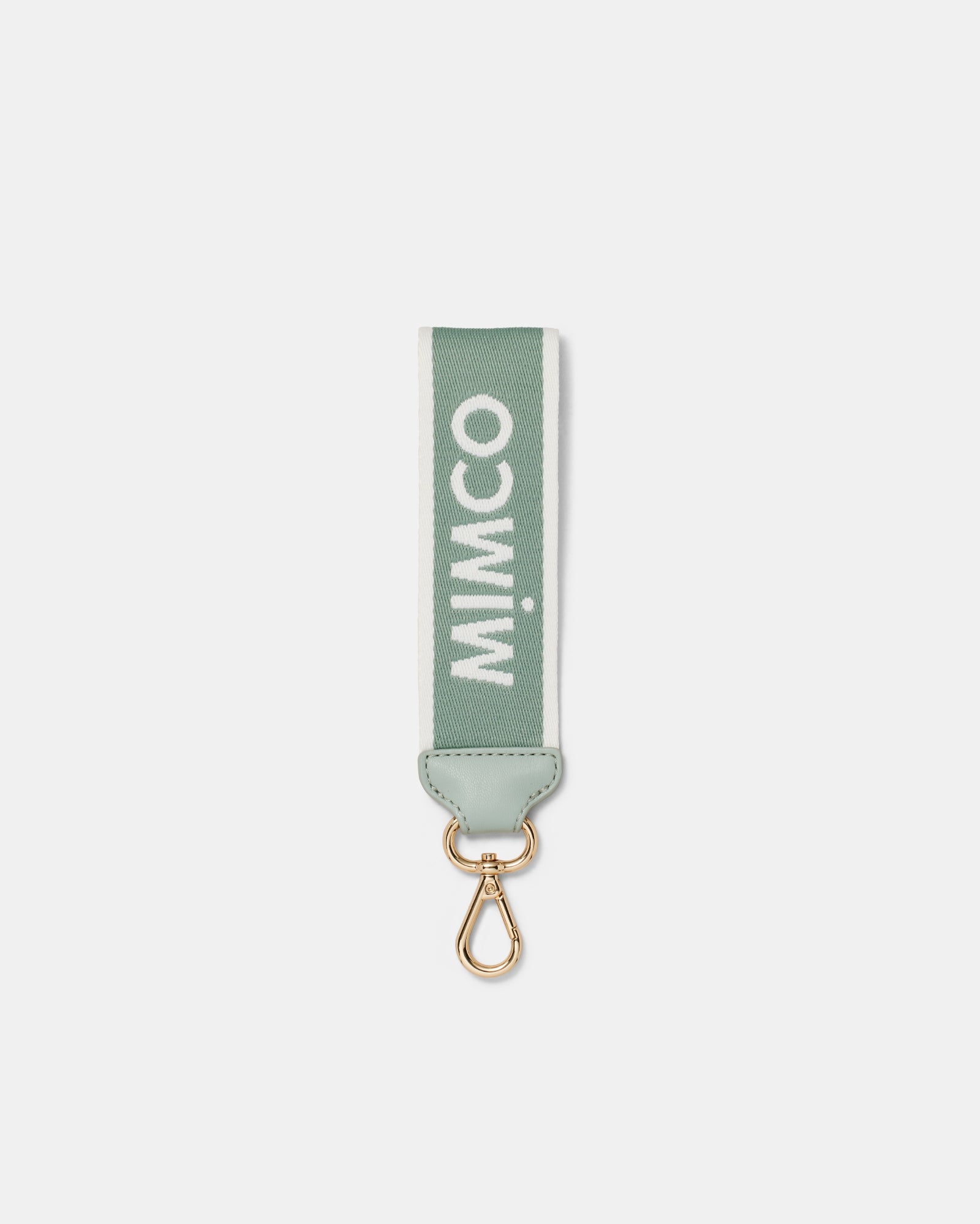 Stripe Webbing Wrist Strap - Eucalyptus