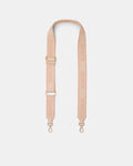Stripe Webbing Bag Strap - Biscuit