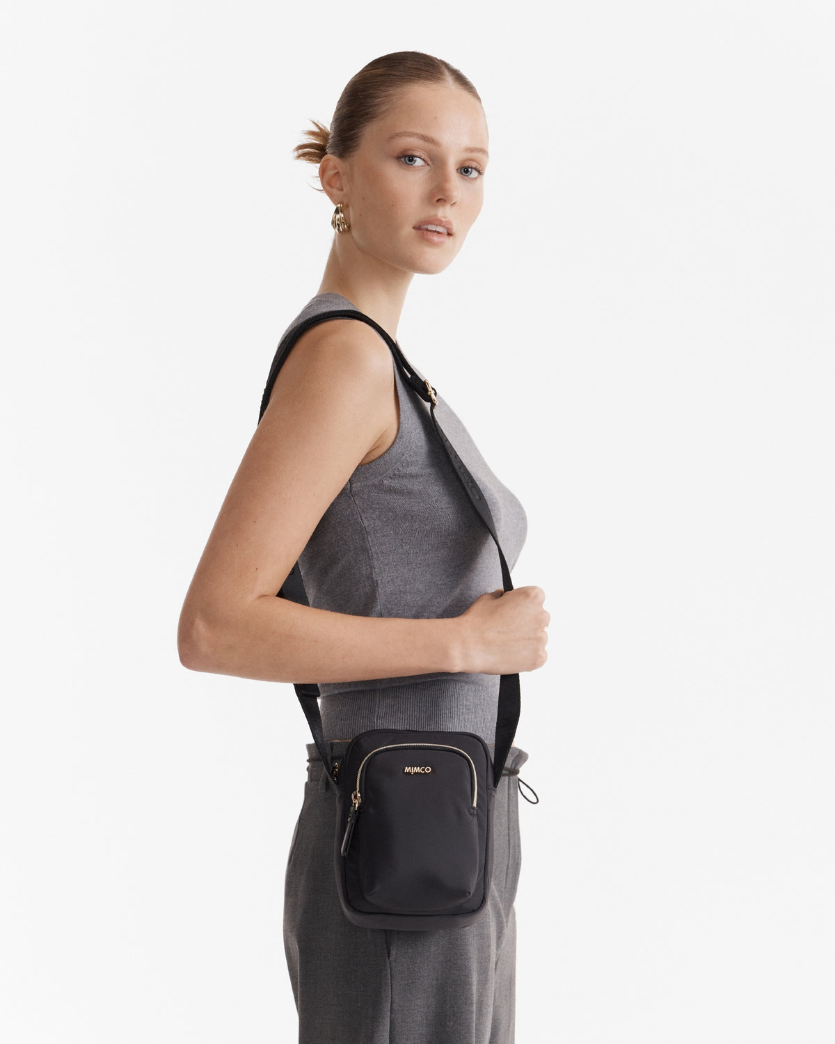 The Stage Phone Bag - Black Light Gold