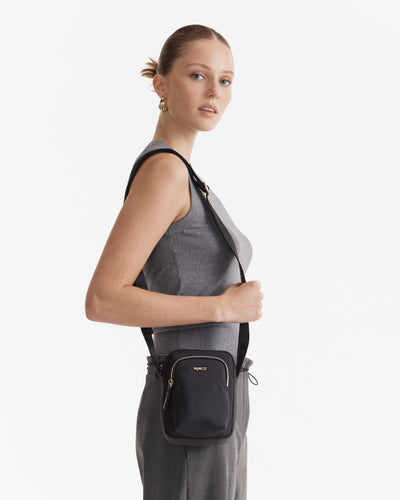 The Stage Phone Bag - Black Light Gold