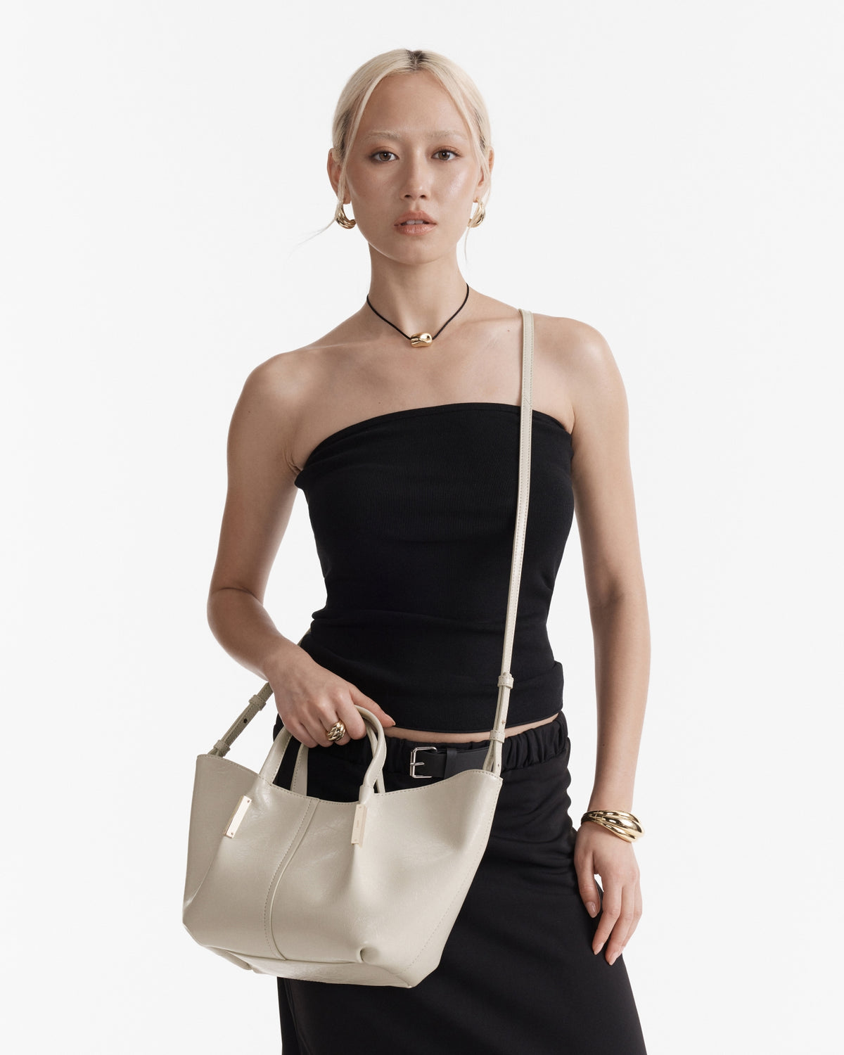 Mayara Mini Tote Bag - Oyster