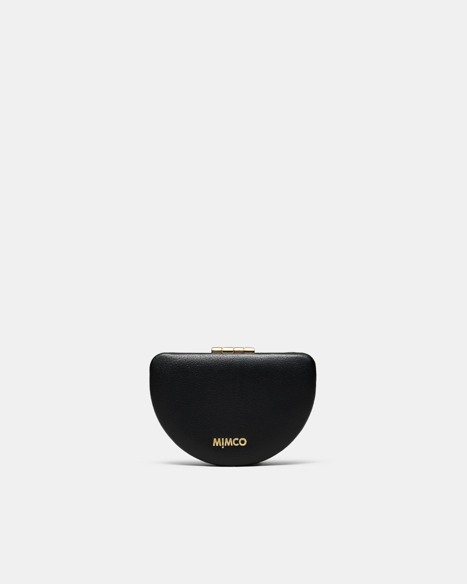 Lune Compact Mirror - Black Light Gold