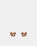 Put A Bow On It Stud Earrings - Rose Gold