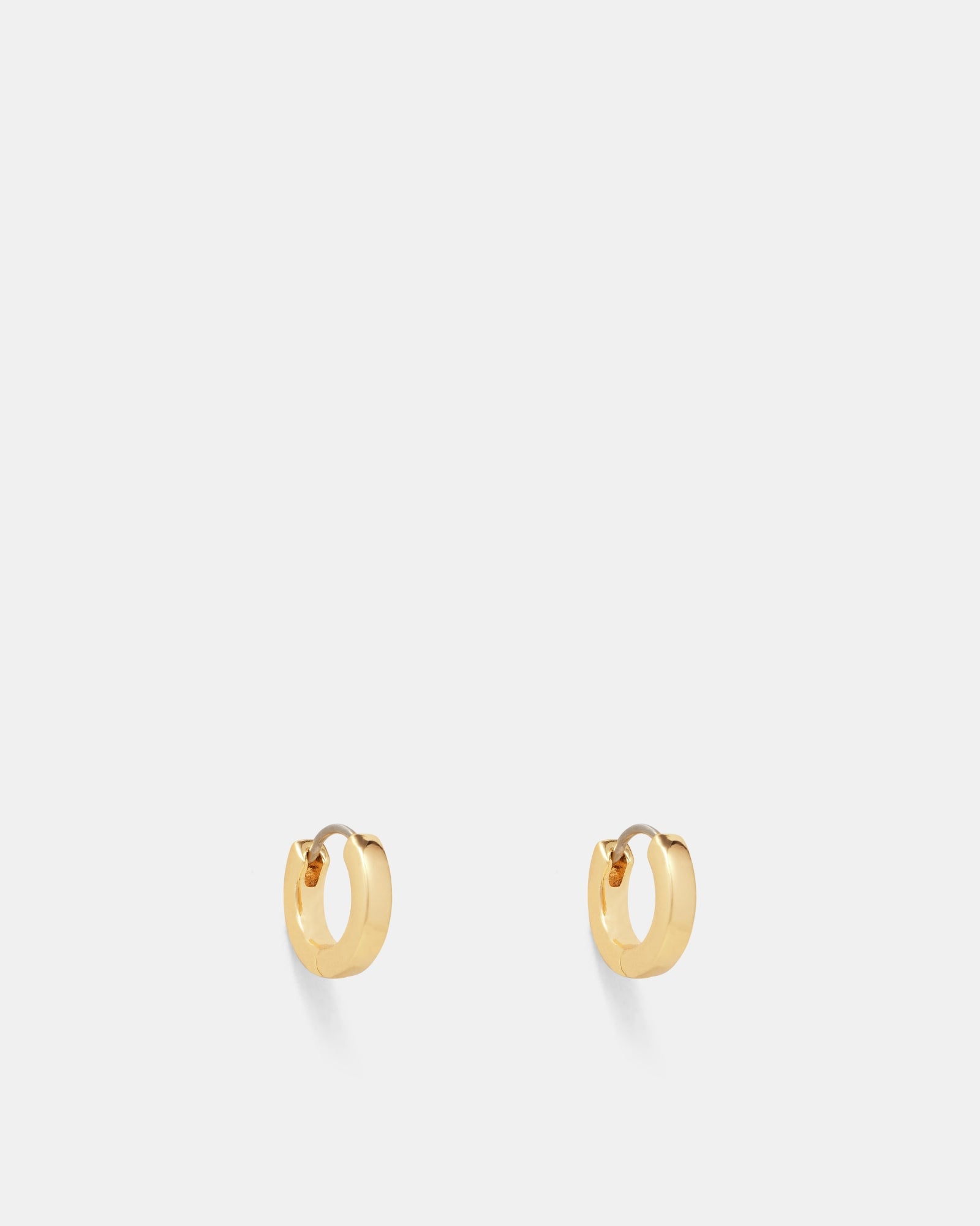 Enliven Charm Hoop Earrings - Gold