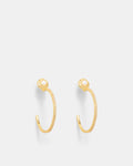 Enliven Large Hoop Earrings - Gold
